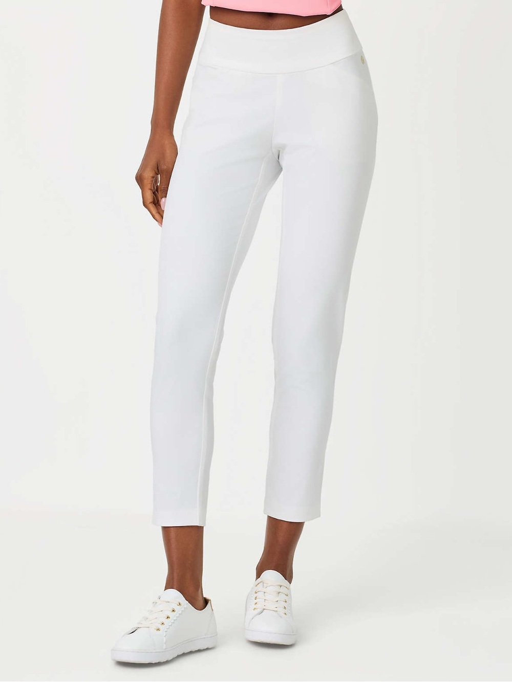 Lilly Pulitzer UPF 50+ Luxletic Corso Pant 28" Resort White Women’s Size 12